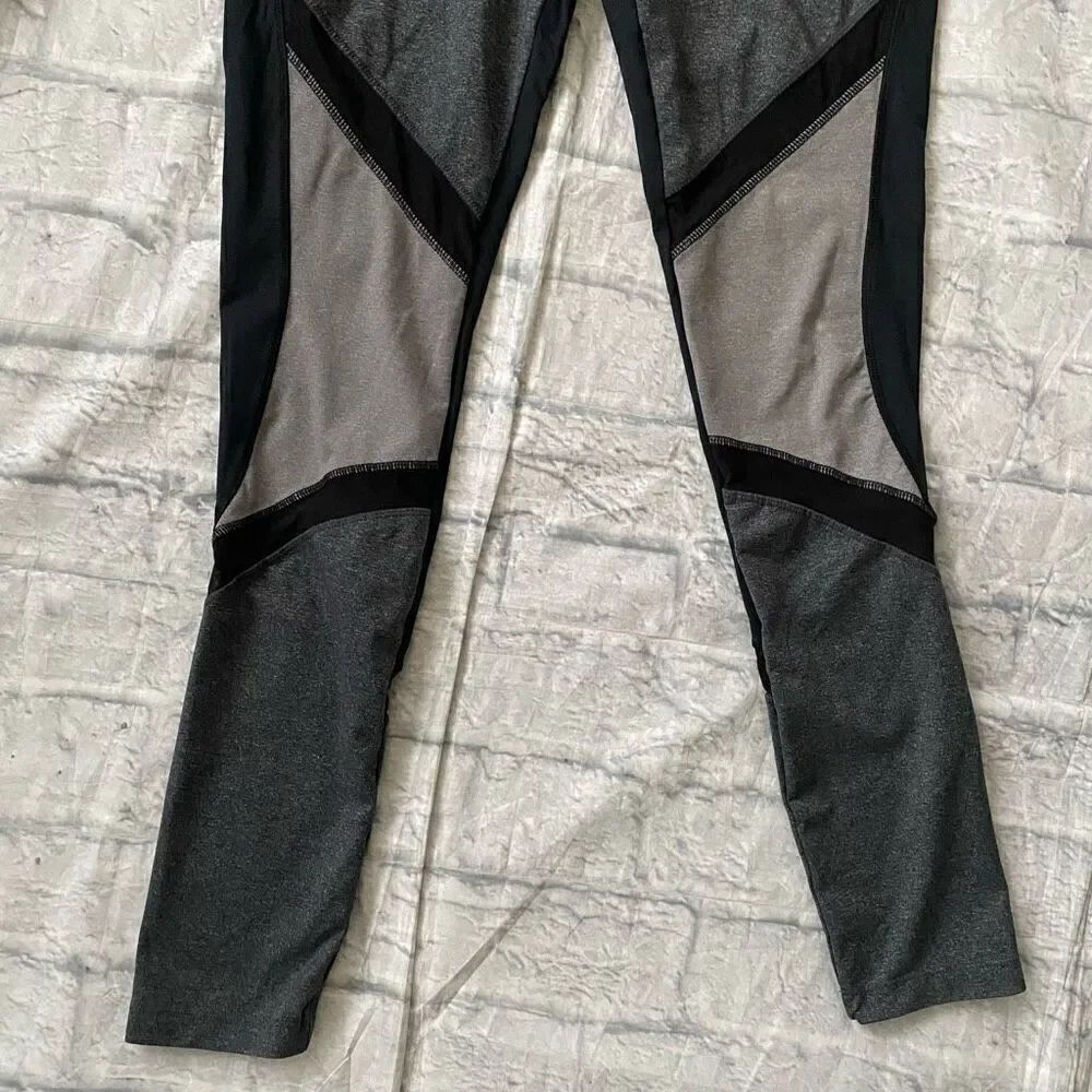 Avia women S pull on multicolor compression leggings with mesh leg sides - Picture 2 of 7